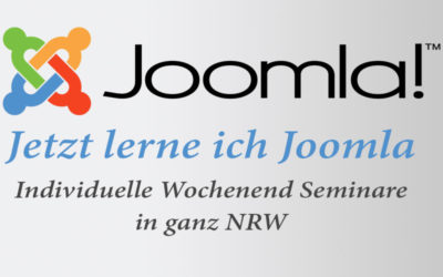 Joomla Schulung in ganz NRW