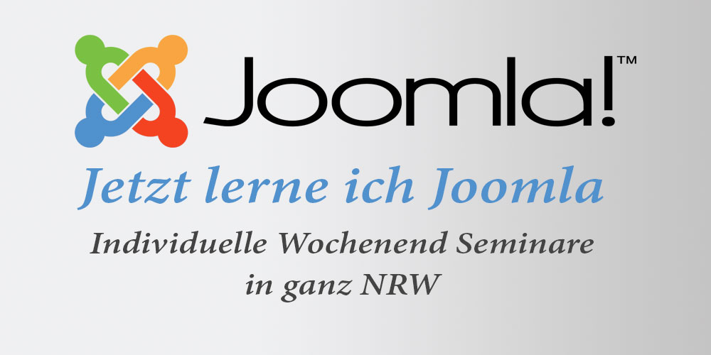 Joomla Schulung in ganz NRW